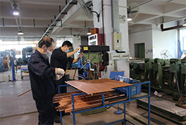 用料從不吝嗇，換熱器銅管我們選擇用紫銅材質(zhì)的